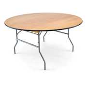 Atlas Commercial Products Titan Series™ 60" Round Wood Folding Table WFT5-60R